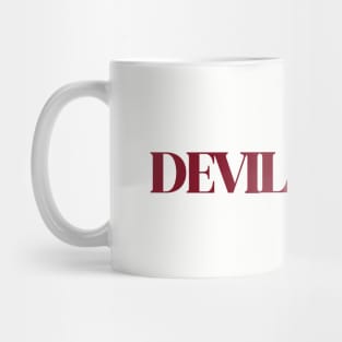 Devil Inside, burgundy Mug